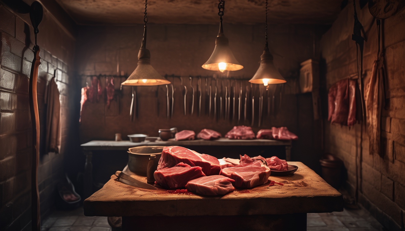 El Dahan's in-house butchery, traditional Cairo